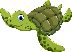 Dessin enfantin représentant une tortue